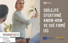 Sdílejte efektivně know-how ve své firmě II. On-line webinář zdarma